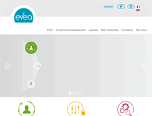 Tablet Screenshot of evea-conseil.com